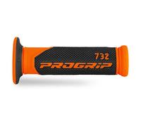 Manopole Progrip Grip In Gel Arancione Per Kawasaki KMX 125 MX125B KMX125