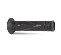 PROGRIP - Manopole Strada 838-298 - Doppia Densità Nero/Titanio senza Foro