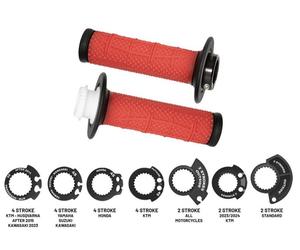 ProGrip Manopole Universali "809" rosso/nero 115mm