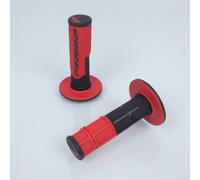 progrip off road 801 nero rosso per moto enduro cross tt Ø22mm nuovo