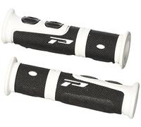 Manopole MTB Progrip Evo in Gomma Bianco/Nero per Adulti - Comfort e Controllo