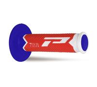 Progrip Manopola MX 788-226 - Tripla densità - No foro - Bianco/Rosso/Blu
