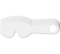 Progrip Set di 10 Lenti a Strappo, Chiara, AntiGraffio Lente di Ricambio, Multicolore, Taglia Unica Unisex-Adulto