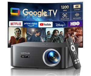 Proiettore【1200 ANSI/Google TV】Netflix Ufficiale Proiettore 4K Support