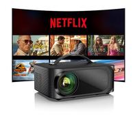 Proiettore 4K【Official Netflix & Dolby Audio】 26000LM Messa a fuoco remota/6D Correzione trapezoidale WiFi6 Bluetooth Smart Beamer Full HD 1080P, ONOAYO Supporta 4K Video Beamer Home Cinema/Proiettore