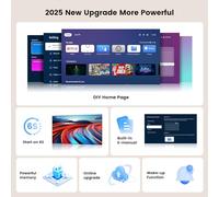Proiettore 27000LM Messa a fuoco remota/6D Correzione trapezoidale WiFi6 Bluetooth Smart Beamer Full HD 1080P, ONOAYO Supporta 4K Video Beamer Home Cinema/Proiettore