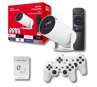 Proiettore 4K Bluetooth WiFi 2 Joystick Giochi Film Telecomando Regolabile