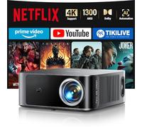Proiettore 4k【Compatible with Netflix/1500 ANSI/36W Dolby Audio】Wifi 6 e Bluetooth Bidirezionale Proiettore,AI Autofocus/Evita Ostacoli Proiettere TV, Videoproiettore TOPTRO X9 per PS5/Home Theater