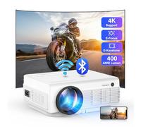Proiettore 4K con Messa a Fuoco Elettrica & Correzione Distorsione, 1080P Nativo 16000Lux 5G WiFi Bluetooth, Mini Proiettore Portatile Cinema Esterni, Funziona con TV Stick/Smartphone/Laptop/HDMI/USB