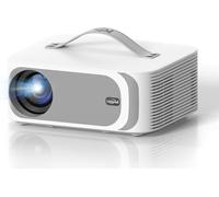 Proiettore 4K Dolby Audio - 1600 ANSI, HDR10+, 4D/4P Correzione Keystone, Auto-Focus & CEC, Bluetooth 5.3, WiFi 6 - Proiettore Mini Compatto per Cinema a Casa, Serate Fil