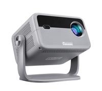 Proiettore 4K【E-Focus/Auto Keystone】Proiettore Portatile Girevole a 360°, 600 ANSI Wifi Bluetooth Videoproiettore 1080P 4K Support, Home Cinema Controllo Vocale Mini Proiettore per Smartphone/HDMI/USB