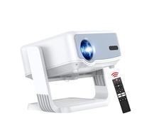 PTVEO Proiettore 4K Mini Home Cinema Proiettore Android 13 Full HD 1080P Netflix Elettronico Autofocus Correzione trapezoidale WiFi 2.4G/5G Bluetooth 5.2 Portatile 360° Supporto Outdoor Compatibile