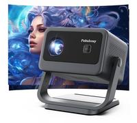 Proiettore 4K retrò WiFi Bluetooth, 25000 lm, DoIby Audio, messa a fuoco e correzione trapezoidale automatica. Full HD 1080P, compatibile con Netflix, iOS/Android/Laptop/PS5, HDMI.