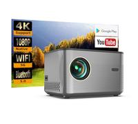Proiettore 4K Supportato, ANKOUJA Videoproiettore Portatile WiFi Bluetooth Full HD 1080P Nativo per iOS iPhone, Android Smartphone, Fire TV Stick, PC, Latop