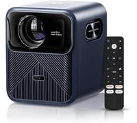 Proiettore 4k Supporto, Autofocus/Keystone Proiettore, Nativo 1080P Full HD Videoproiettore con Controllo Vocale 50% Zoom per telefono/Home Cinema