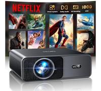 Proiettore 4K[Ufficiali Netflix e Dolby]1000 ANSI Regolazione Auto Dell'immagine AI Proiettore Portatile per Home Theater e Esterno WiFi 6 Two-way Bluetooth 5.3 Videoproiettore TOPTRO A1