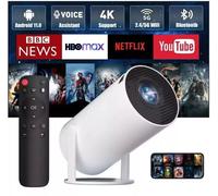 PROIETTORE 4K UHD MINI SMART PORTATILE WIFI LED BLUETOOTH ANDROID HDMI
