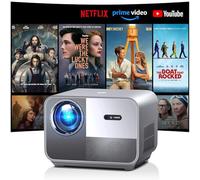 Proiettore 4K VGKE,Auto Focus/Keystone WiFi 6 Bluetooth 700ANSI Lumens,Proiettore Portatile FHD 1080P,con Android,Videoproiettore Sigillato & a Prova di Polvere da Esterno/PS5/HDMI/USB