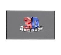 Proiettore 92 100 110 120 133 pollici 16:9 4K HD pieghevole portatile proiezione film schermo teatro esterno interno(60 inch)