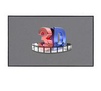 Proiettore 92 100 110 120 133 pollici 16: 9 4K Pieghevole PROCESSIONE PROCESSIONE SCHERMO SCREEN TEATRO ALL'INDOOR(60 inch)