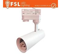Proiettore a Binario Trifase BIANCO - Porta GU10 - FLT4GU10W