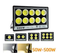 Proiettore a LED 50W 100W 200W 300W 400W 500W 220V Faretto IP65 Lampada impermeabile Led Luce di inondazione esterna Lampione da giardino