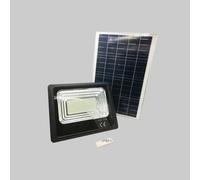 Proiettore a led con pannello solare 25w - 6000k 100w (eq. 3