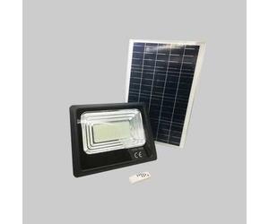 Proiettore a led con pannello solare 25w - 6000k 100w (eq. 3