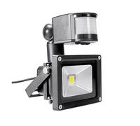 Proiettore A LED Da 10 W Faretto Con Ingresso Impermeabile Solare Sicurezza Del Gara Sensore Di Movimento Tempo Regolabile Corridoio, cortile sul retro