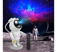 Proiettore a LED per Cielo Stellato,Proiettore Astronauta Luce notturna Galattica con Nebulosa,Timer,Telecomando e Rotazione a 360°,luce d'atmosfera per la camera da letto,Regali per Bambini Adulti