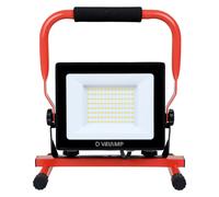 Faretto LED da Cantiere 4500lm (50W); Luce da lavoro Cavo 2m; Proiettore impermeabile IP65, supporto orientabile e facile da trasportare. Luce naturale 4000K. Per lavori, campeggio, Garage, cantiere