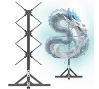 Proiettore A Ventola A LED Con Ologramma 3D, Ventola Pubblicitaria Con Ologramma 3D, 50/56/6265cm, 3 Pezzi Con Supporto Da Pavimento Per Mostre, Centri Commerciali,65CM*3PCS