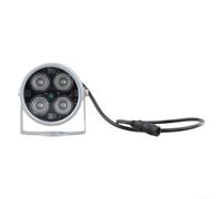 Proiettore all'aperto di IR LED 50m per la telecamera di sicurezza | 850nm per lunghezza d'onda, gamma 50m, bagliore invisibile, IP42 nominale, monitoraggio notturno discreto