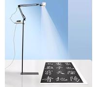 Proiettore artistico di grande formato, proiettore da disegno intelligente con dimensioni e angolazione regolabili, compatibile con telefoni, tablet, USB, per scrivania su tela o pittura da parete