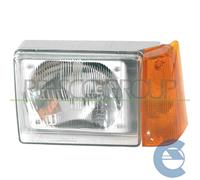 Proiettore Asimmetrico Sinistro H5 Manuale Con Fanale Fiat Panda 1986-2003 Sx
