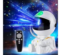 Proiettore astronauta, proiettore stellato astronauta con nebula e stelle, timer, telecomando e angoli regolabili, il proiettore galassia è il regalo perfetto per i bambini