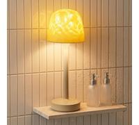 Proiettore Aurora Boreale & Onde Oceaniche IP65 Impermeabile, Lampada Bagno Doccia LED Ricaricabile Senza Fili, Lampada da Tavolo Touch 16 Colori RGB con Telecomando, Luce Notturna Atmosfera Esterno