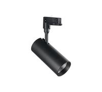 Proiettore Cilindrico Smile Alluminio Nero Led 30W 4000K Luce Naturale Cri80 36°