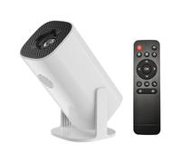 Proiettore con decodifica 4K 1080P WiFi6 BT5.4 Sistema Android 11 con display da 100 pollici Stessa tecnica dello schermo Proiettore cinematografico girevole a 180 ° Altoparlante incorporato