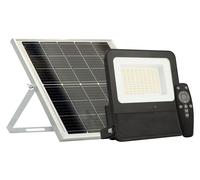 Proiettore con sensore presenza solare SOLAR Nero e Antracite (1 luce - 1800 Lu