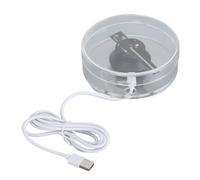 Proiettore con Ventola Ologramma 3D, Display Pubblicitario per Proiettore Olografico WiFi 3D, Effetti Dinamici Tridimensionali, Scheda di Memoria 8G Incorporata, Controllo App,