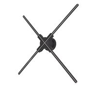 Proiettore con Ventola Ologramma da 70 Cm 832 Perline LED WIFI Ad Alta Definizione Risoluzione Adatto per Centri Commerciali KTV Ferrovia Ad Alta velocità Aeroporto Banche (Spina