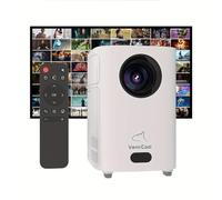 Proiettore con WiFi 5G e wireless, 720P nativo, supporta proiettore di decodifica 4K, schermo Home Theater fino a 300 pollici, compatibile con telefono/laptop/TV Stick
