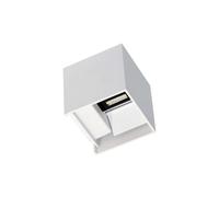 Proiettore da esterno quadrato 6,8W 3000K IP54 Bianco Beneito Faure 3983