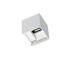 Proiettore da esterno quadrato 6,8W 3000K IP54 Bianco Beneito Faure 3983