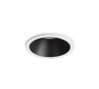 Proiettore Da Incasso Moderno Game Alluminio Bianco E Nero Led 11W 3000K