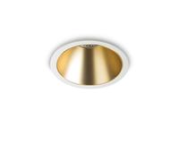 Proiettore Da Incasso Moderno Game Alluminio Bianco E Oro Led 11W 3000K