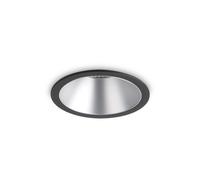 Proiettore Da Incasso Moderno Game Alluminio Nero E Argento Led 11W 3000K