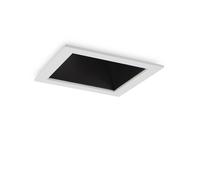 Proiettore Da Incasso Moderno Game Square Alluminio Bianco E Nero Led 11W 3000K