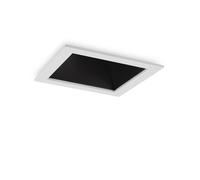 Proiettore Da Incasso Moderno Game Square Alluminio Bianco E Nero Led 11W 3000K